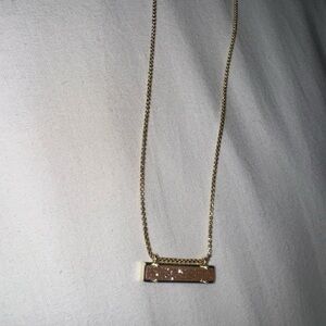 Elegant Gold and Brown Necklace